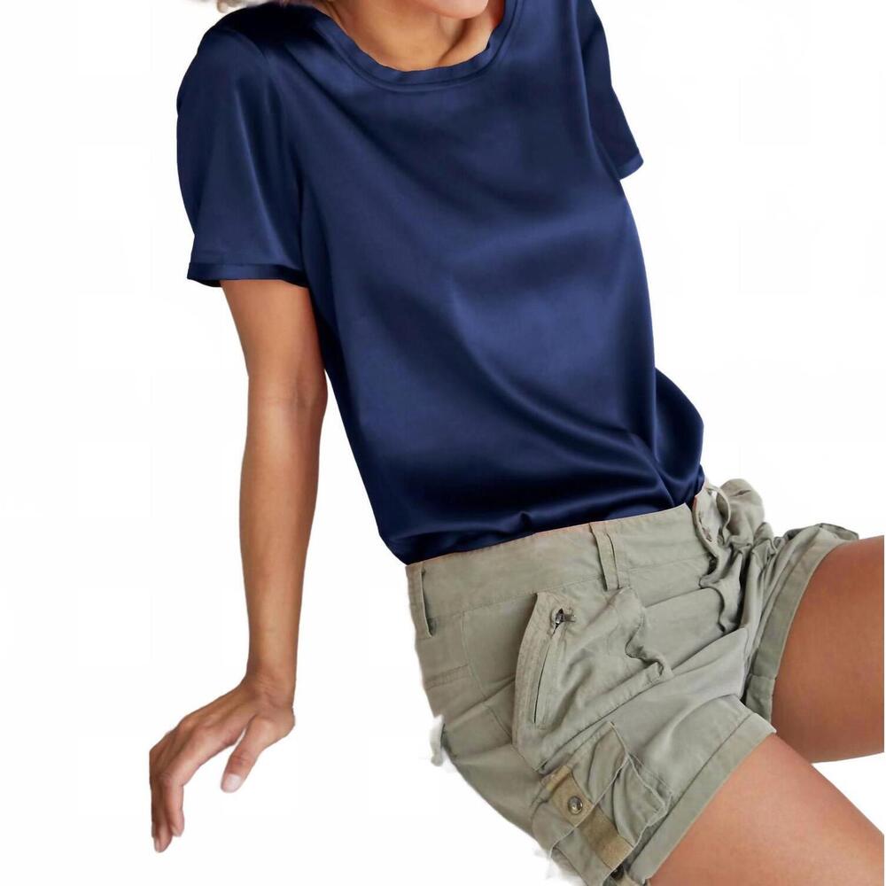 NEW GO BY GO SILK essential tee in ink